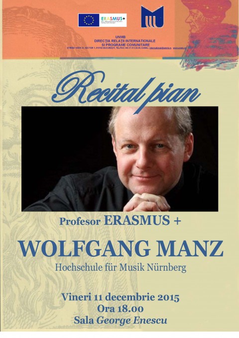 afis recital Wolfgang Manz